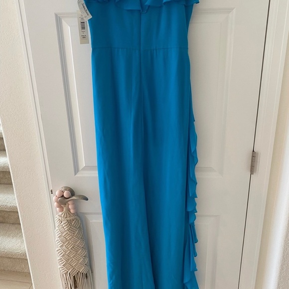 Tiered ruffle blue dress - Picture 3 of 6